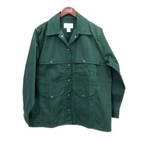 FILSON Women's Tin Cloth Cruiser Jacket Utility Barn Chore Coat Shacket